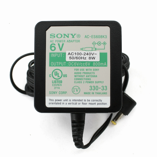 AC DC Adapter Class 2 Power Supply Output 6V DC 800mA Charger