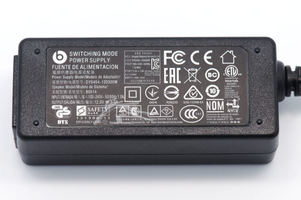 NEW Original Beats Pill XL 12V 3A Power AC Adapter Charger B0514 DYS404