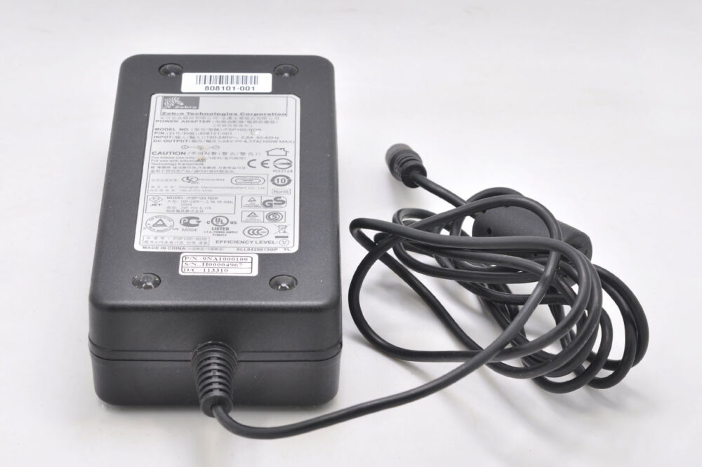 Genuine Zebra 24V 4.17A barcode printer AC DC Adapter power Supply 100W