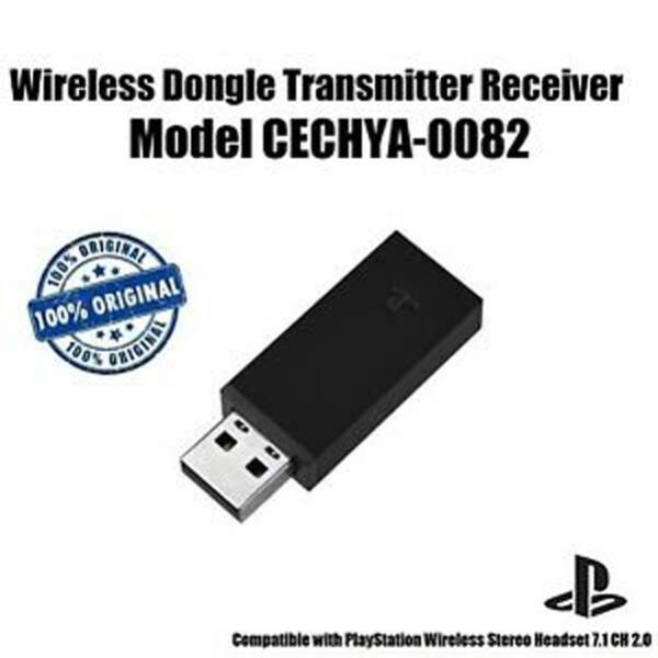 Genuine Sony PlayStation Gold Wireless Headset USB Dongle Receiver CECHYA0082